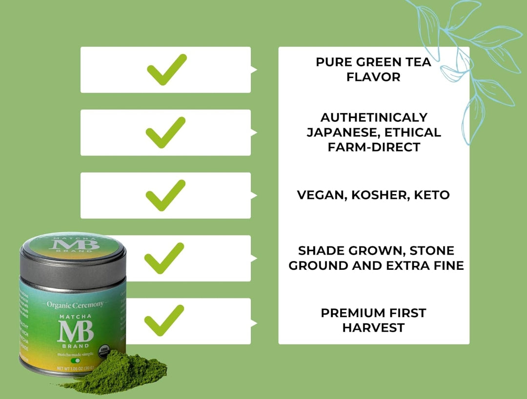 Matcha Brand - Ceremonial Grade Organic Matcha Tea