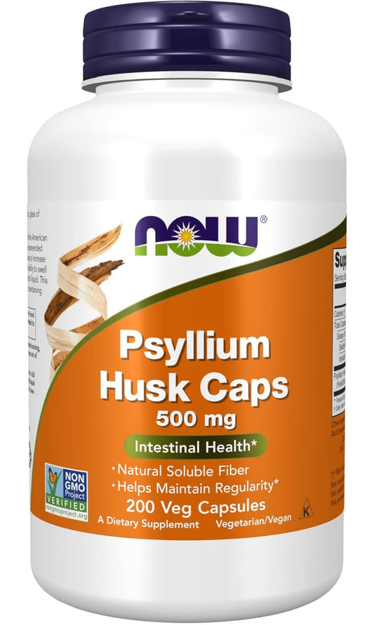 Now Foods Psyllum Husk Caps 500mg