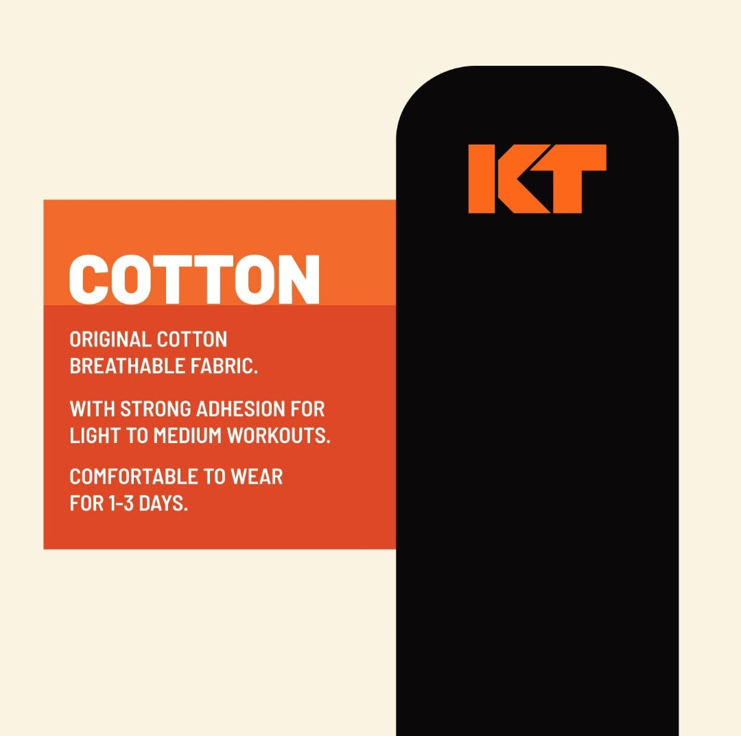 KT tape Original Cotton, Elastic Kinesiology Athletic Tape