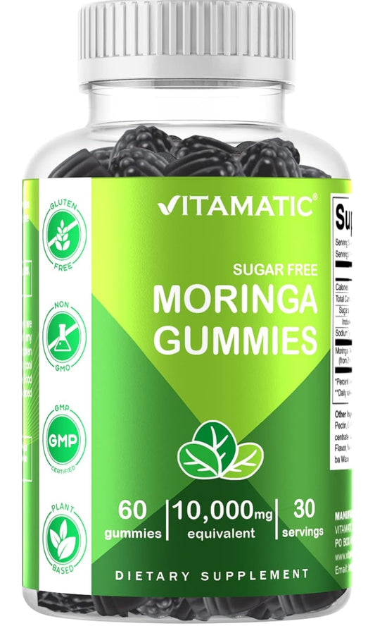 VITAMATIC Moringa Gummies (Sugar Free)1000mg