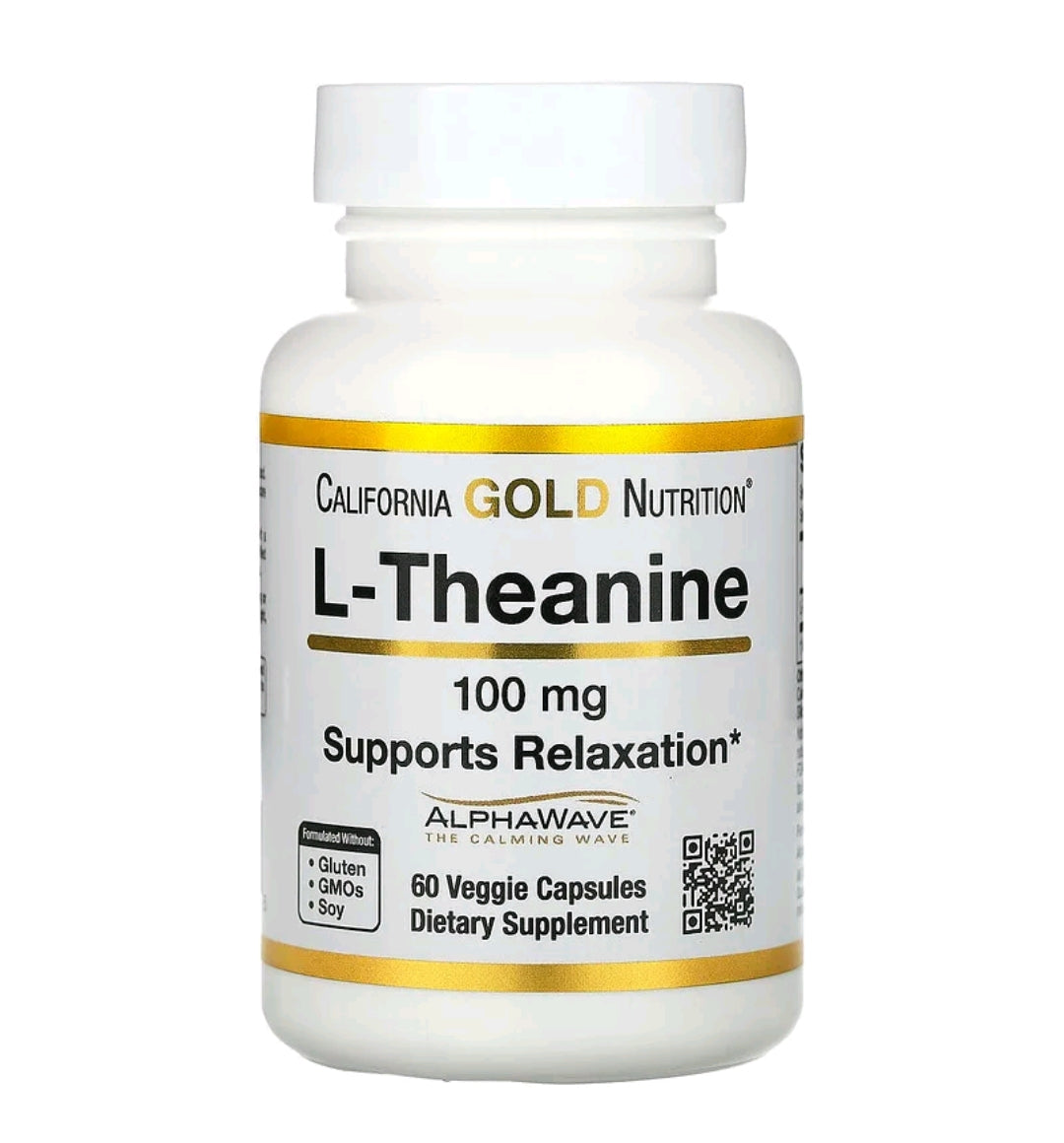 California Gold nutrition L-Theanine, Featuring AlphaWave