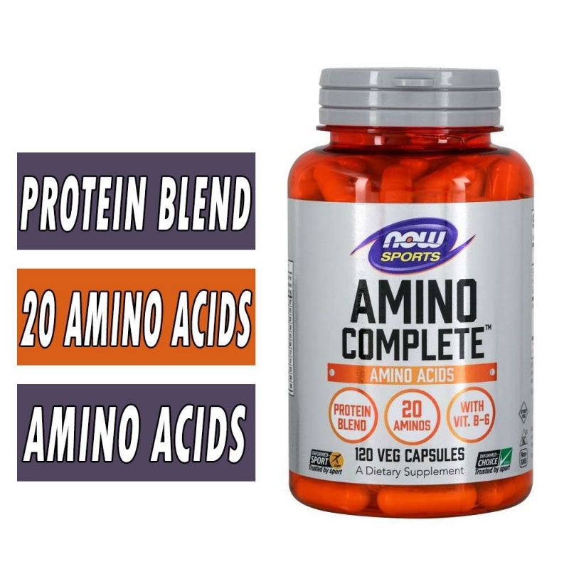 Sports, Amino Complete, Amino Acids, 120 Veg Capsules