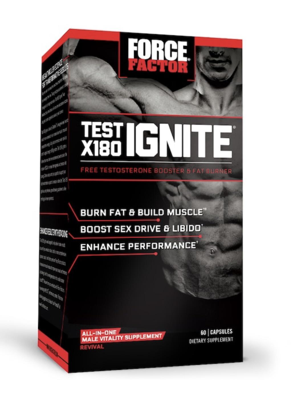 Test X180 Ignite,Testosterone Booster & Fat Burner