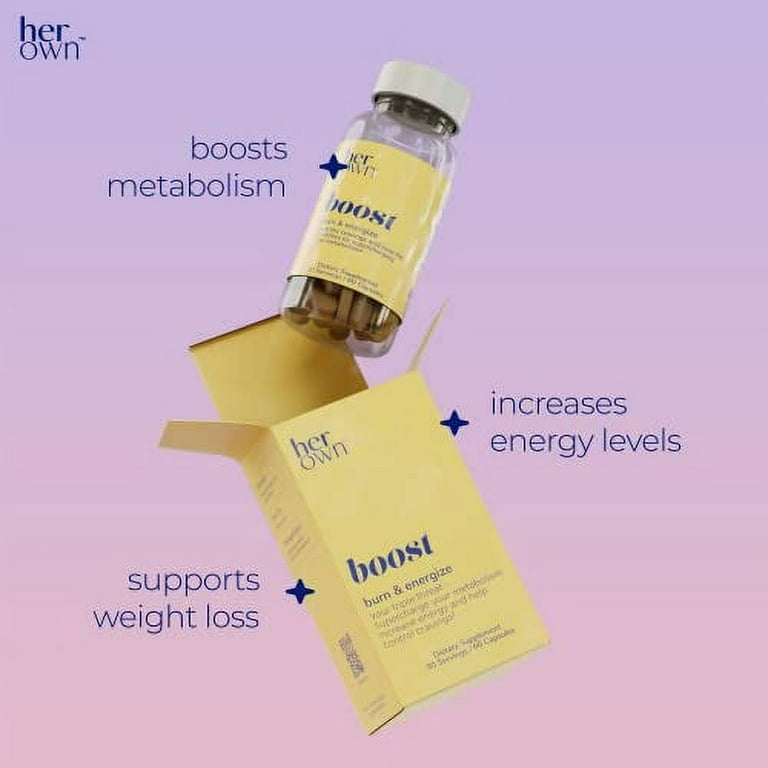 Boost, Burn (Fat burn) & Energize, 60 Capsules