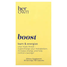 Boost, Burn (Fat burn) & Energize, 60 Capsules