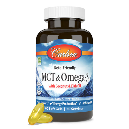 Carlson MCT & Omega-3 softgels