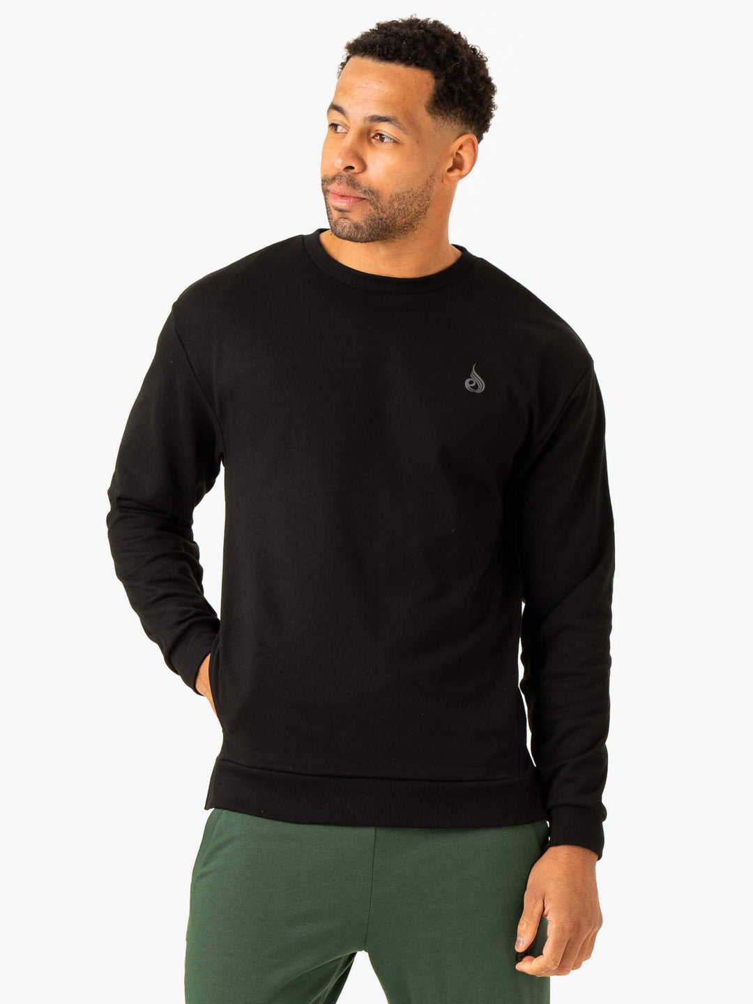Heritage Crew Neck -Black