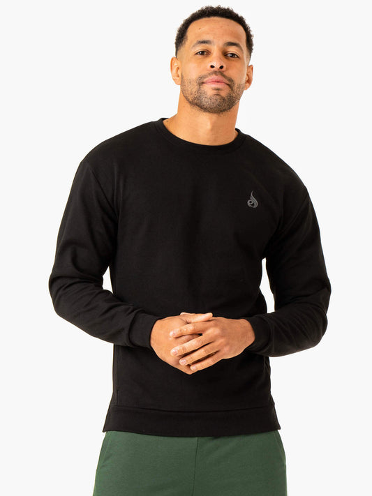 Heritage Crew Neck -Black