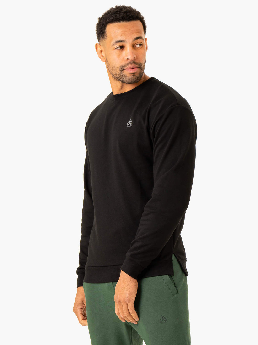 Heritage Crew Neck -Black