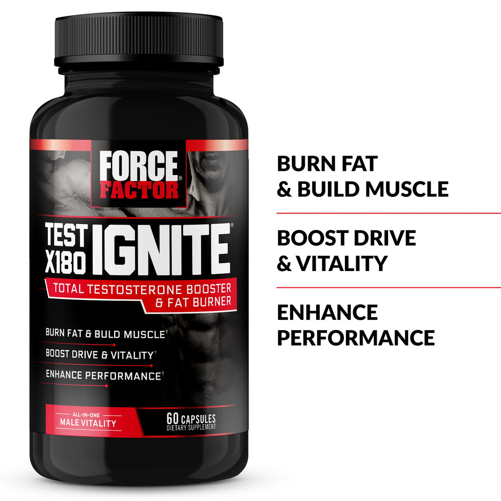 Test X180 Ignite,Testosterone Booster & Fat Burner