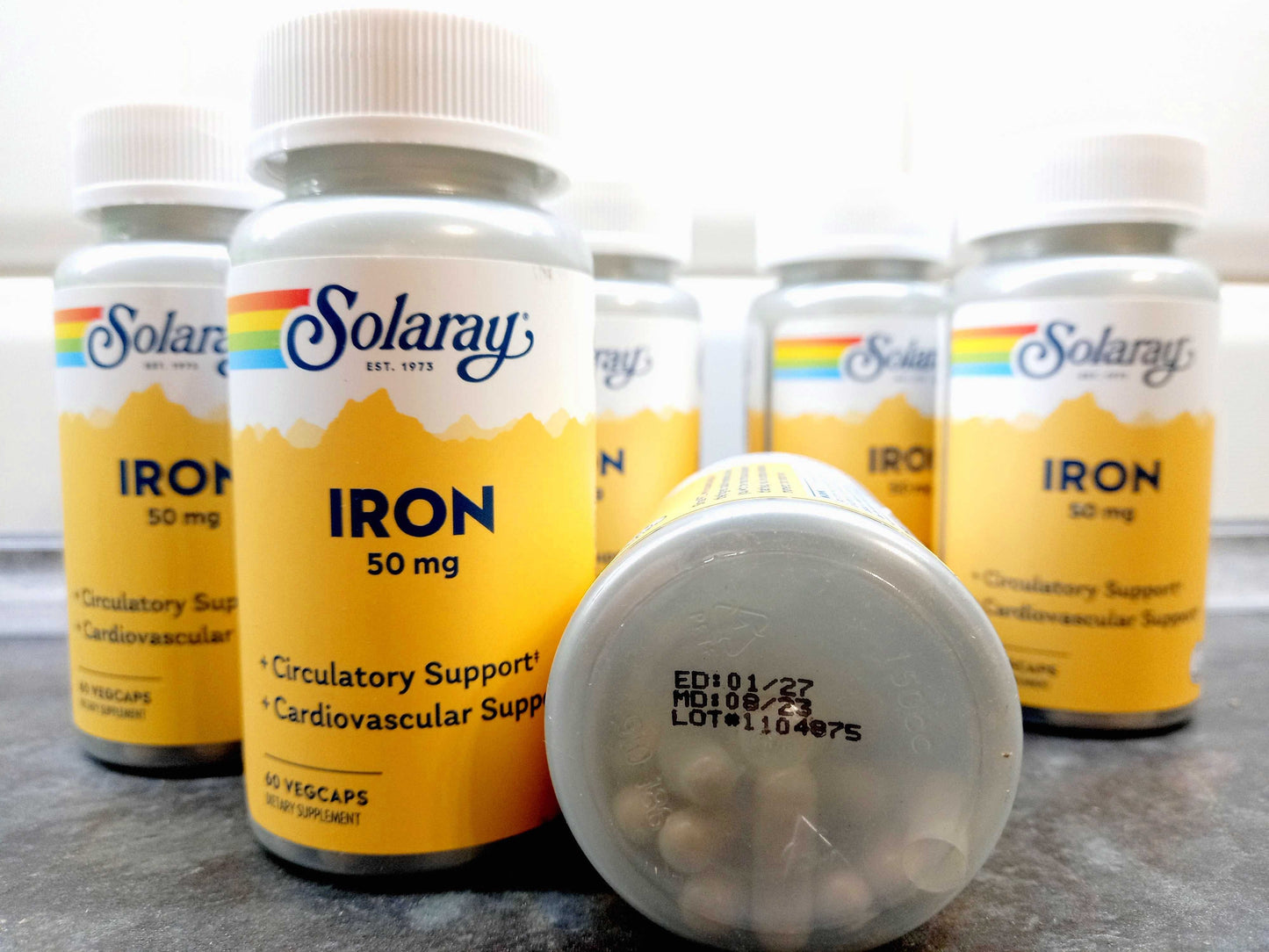 Solaray iron 50mg Capsules