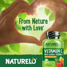 Naturelo Vitamin C with Acerola Cherries Plus Citrus Bioflavonoids