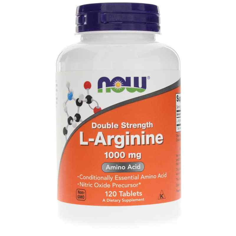 Now Foods L-Arginine, Double Strength, 1,000 mg,