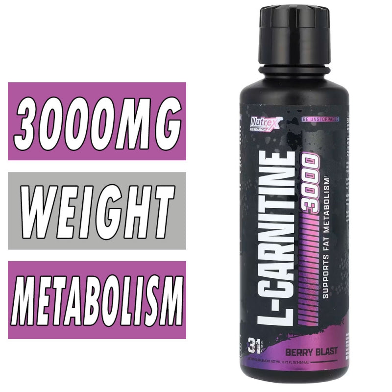 LIQUID CARNITINE 3000
Diet Support & Endurance