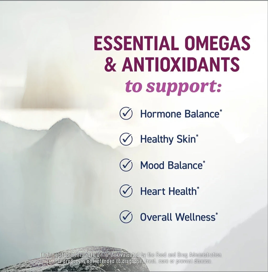 Mav Nutrition Omega 3 Supplement for Women | Fish Oil with Evening Primrose