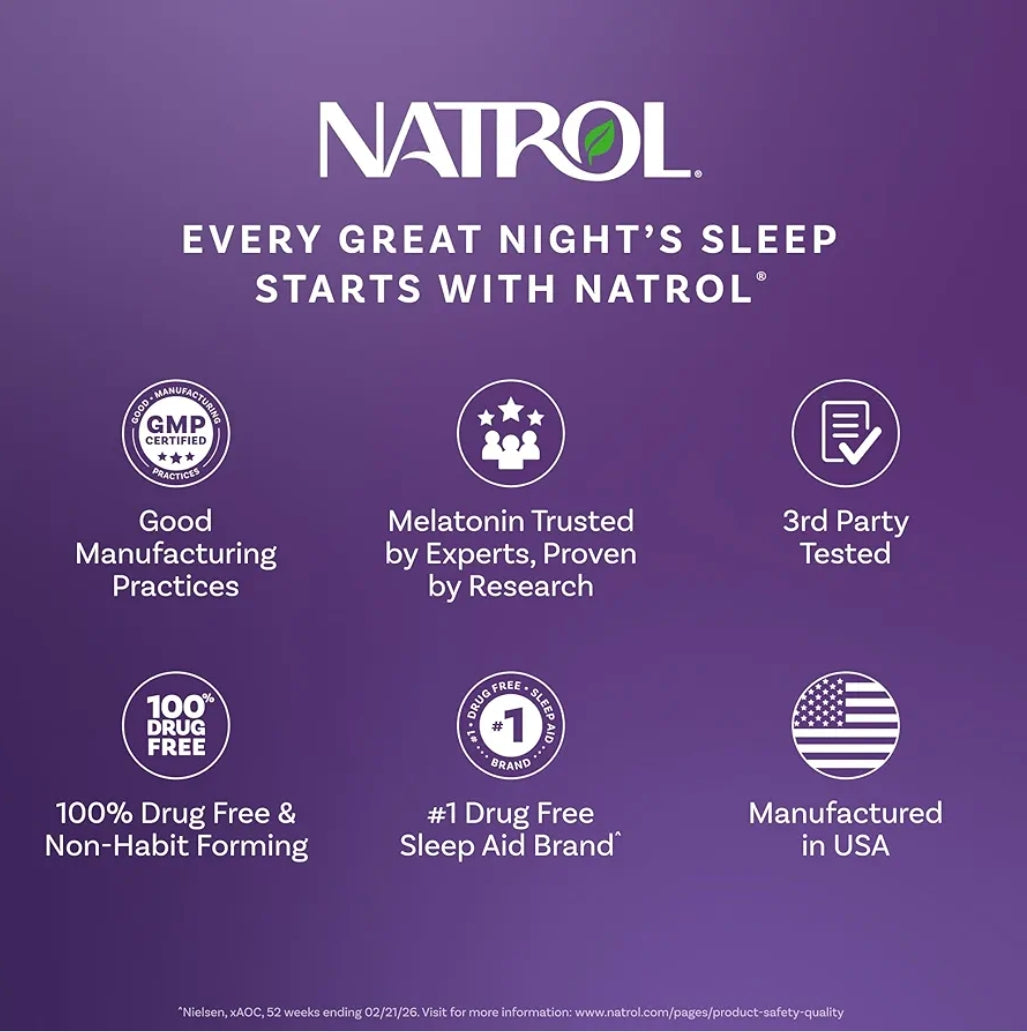 Natrol Melatonin | Sleep Support for Adults (10mg)