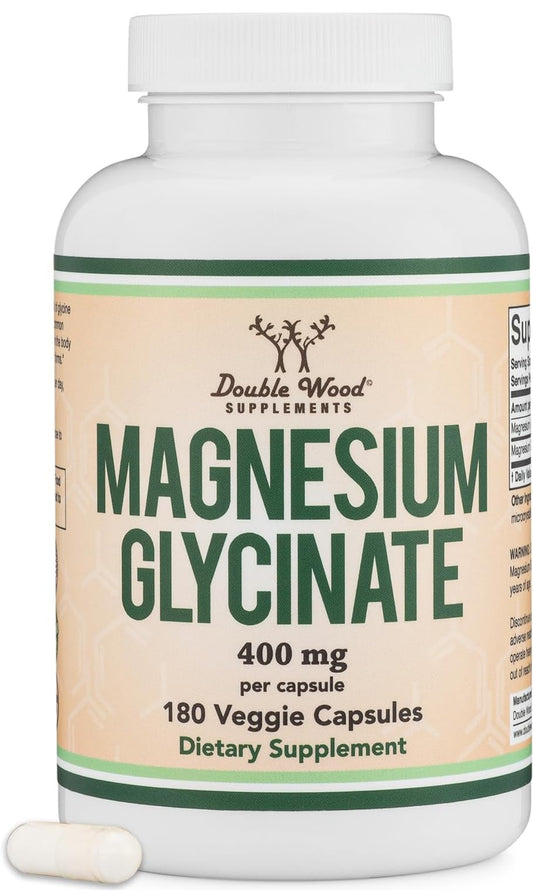 High Absorption Magnesium by Double Wood Supplements(400mg)