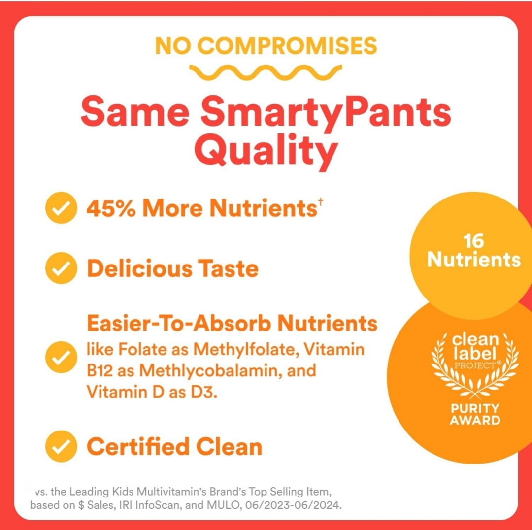 SmartyPants Kids Multivitamin Gummies