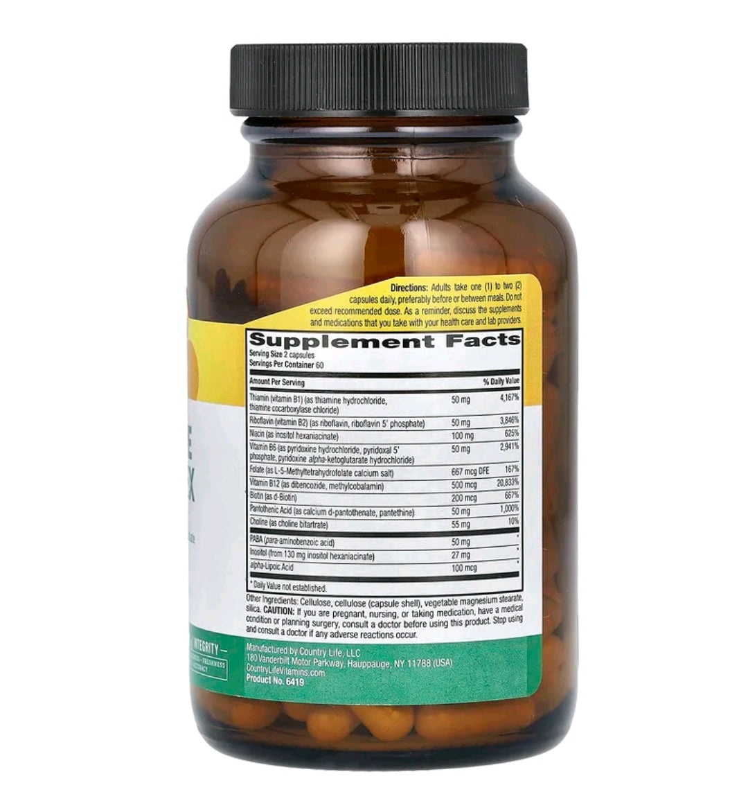 Country Life, Coenzyme B-Complex
