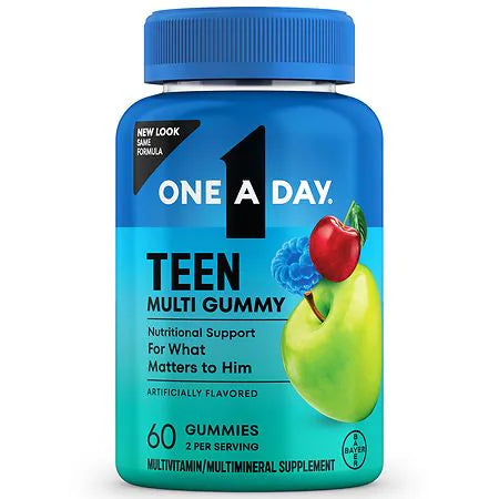 One A Day Teen Multivitamin Gummies For Boys