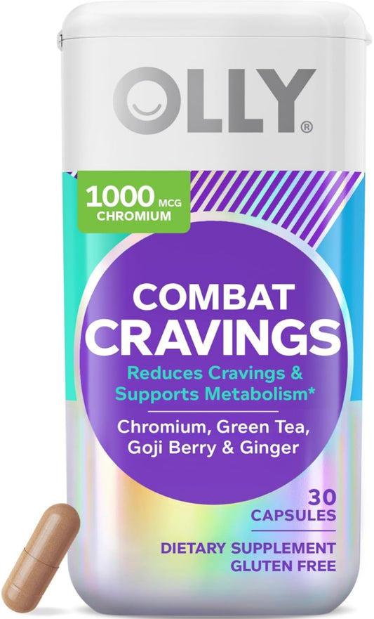 OLLY Combat Cravings, Metabolism & Energy Support Supplement
