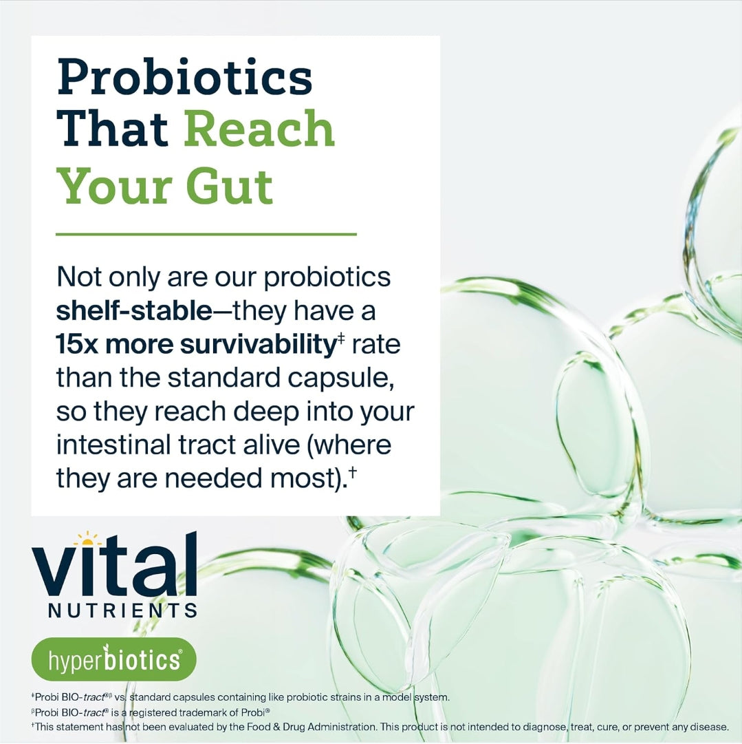 Hyperbiotics Vital Nutrients Pro-15 Prebiotics and Probiotics for Women / Men