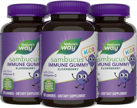 Nature's Way Sambucus Elderberry Immune Gummies for Kids