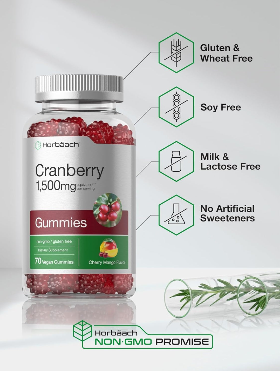 Horbäach Cranberry Gummies