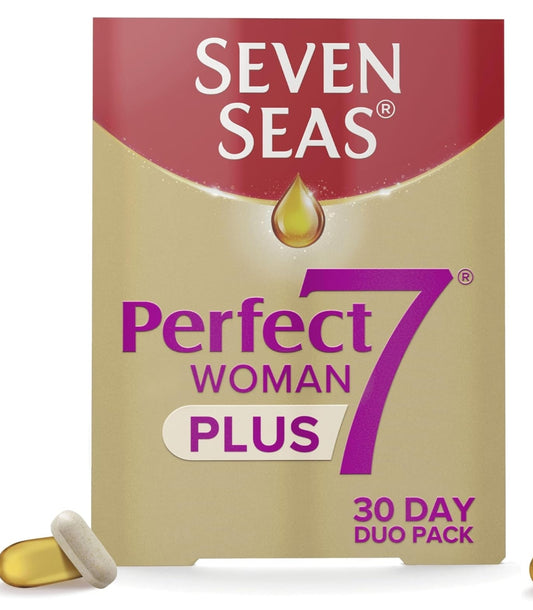 Seven Seas Perfect 7 Woman Plus, Multivitamin For Women With Omega-3,