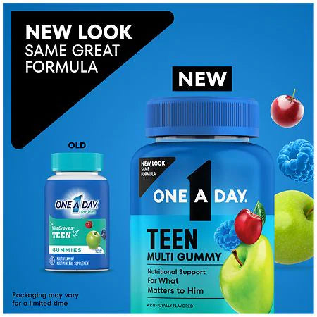 One A Day Teen Multivitamin Gummies For Boys