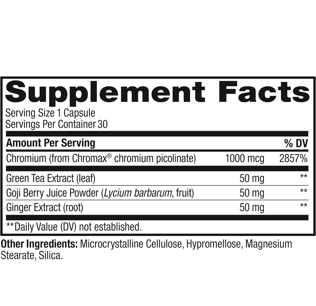 OLLY Combat Cravings, Metabolism & Energy Support Supplement