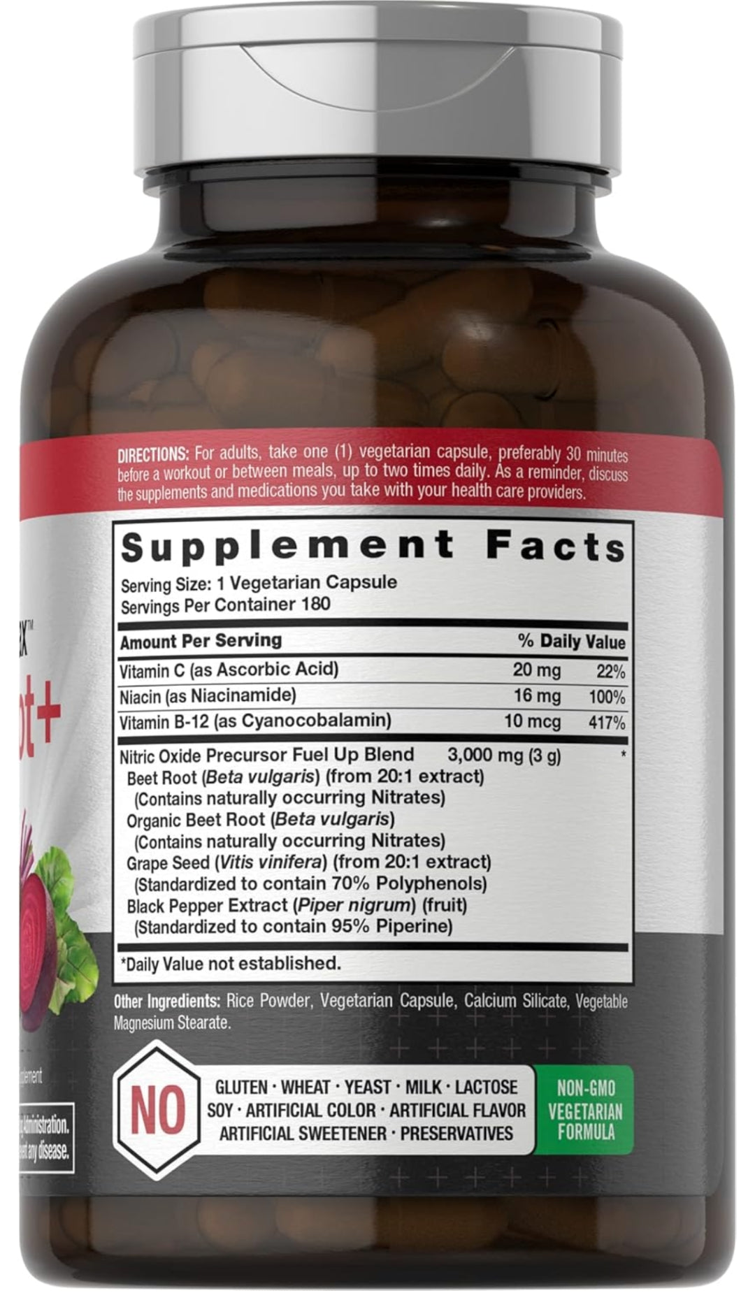 Horbäach Nitric Oxide Beet Root Capsules