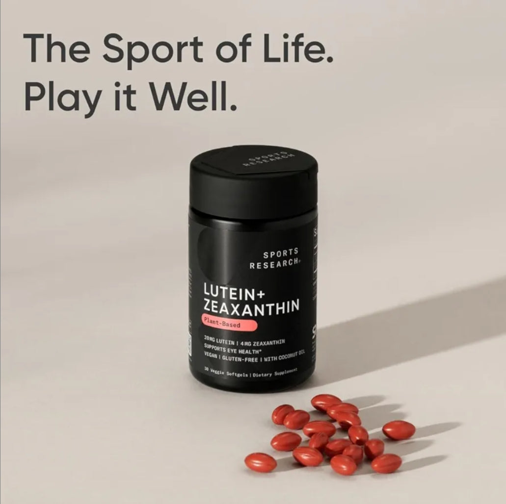 Sports Research® Lutein and Zeaxanthin Capsules | Eye Health Support Supplement