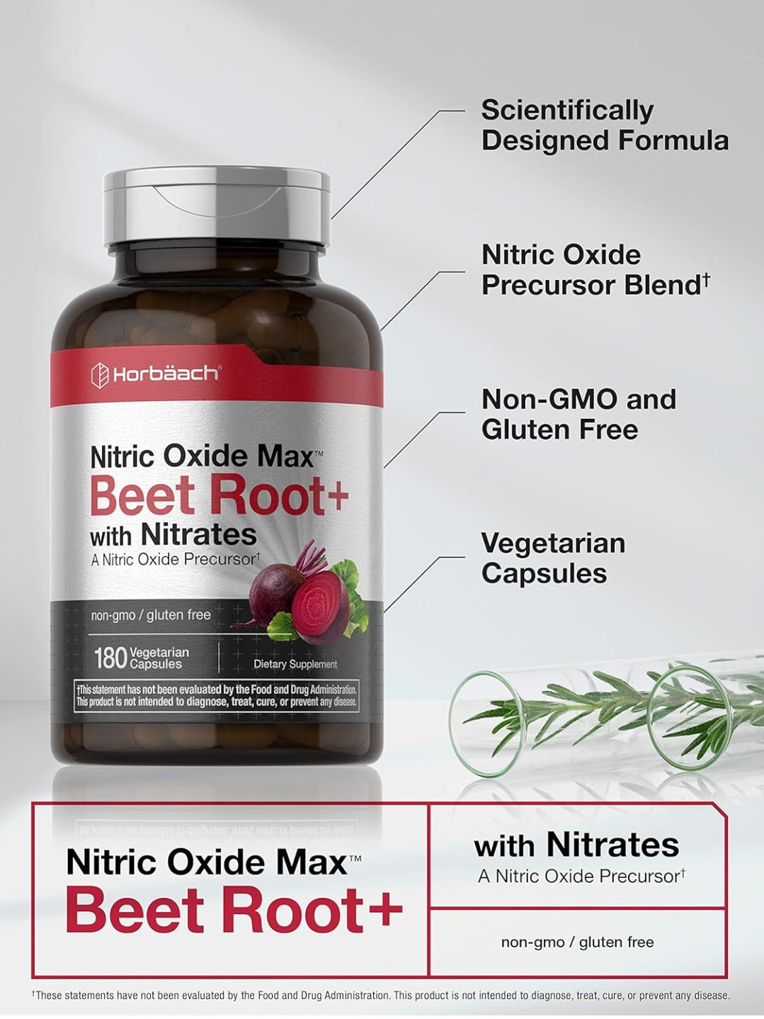 Horbäach Nitric Oxide Beet Root Capsules