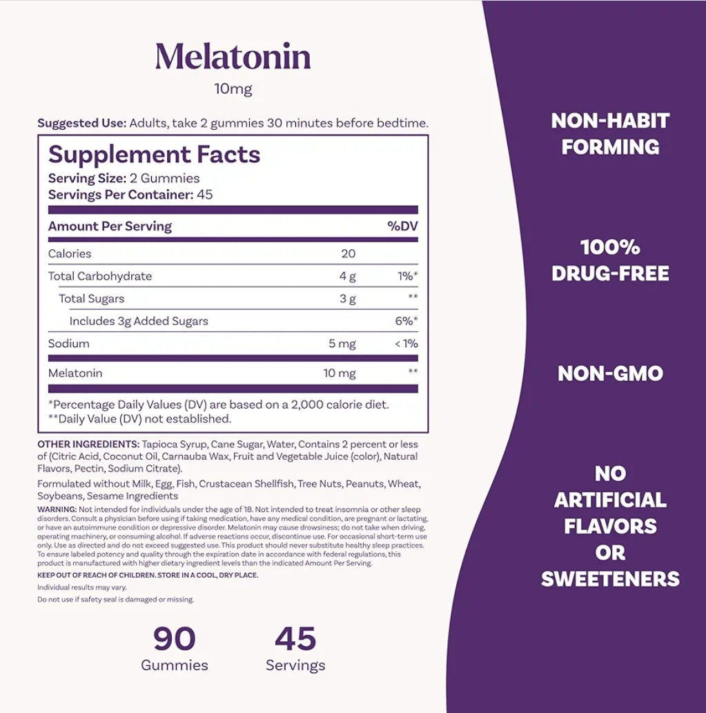 Natrol Melatonin | Sleep Support for Adults (10mg)