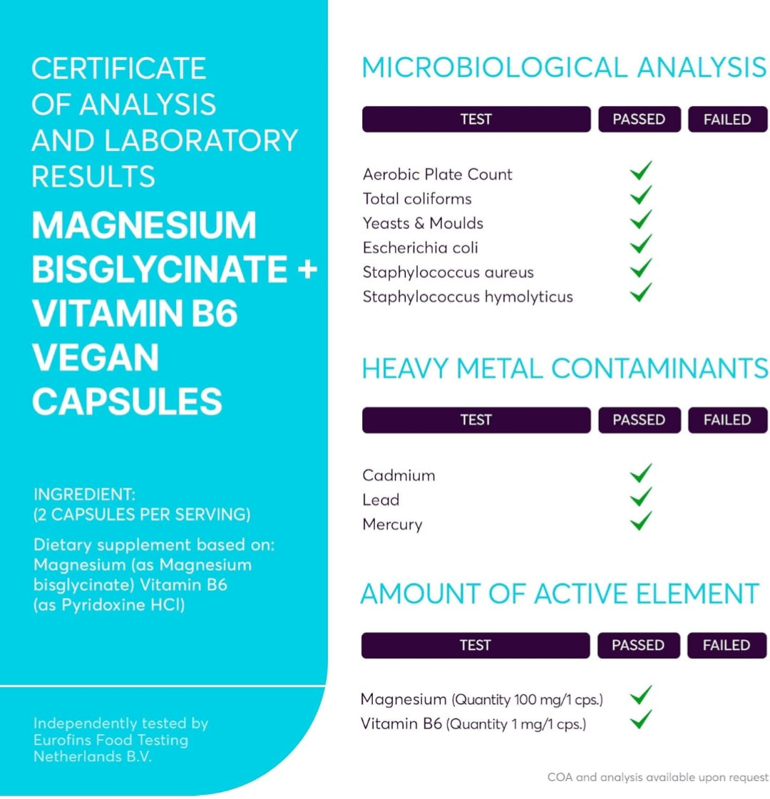 Magnesium Bisglycinate with Vitamin B6