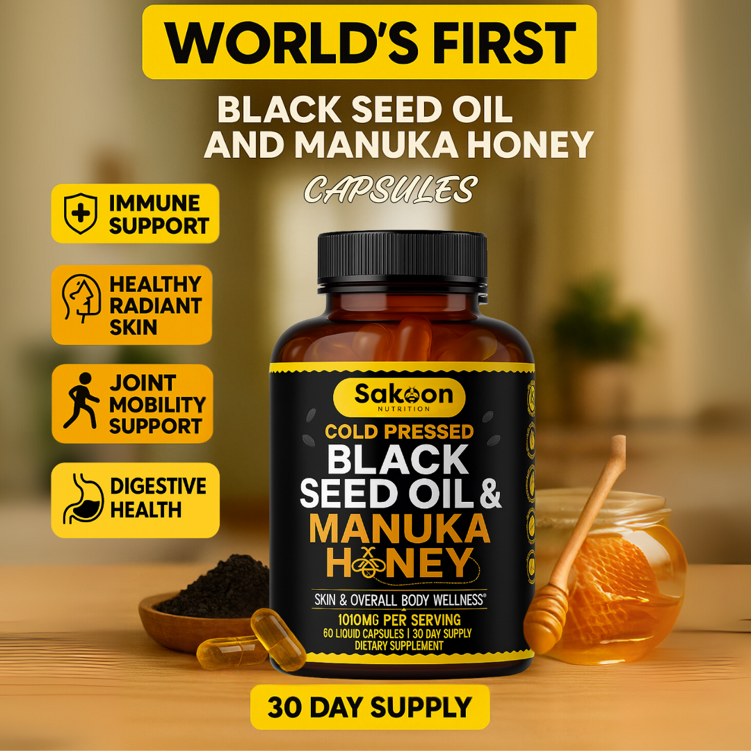 Sakoon Black Seed Oil & Manuka Honey Capsules