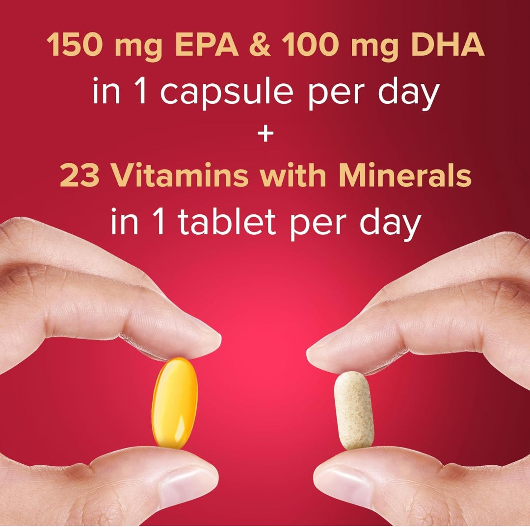 Seven Seas Perfect 7 Woman Plus, Multivitamin For Women With Omega-3,
