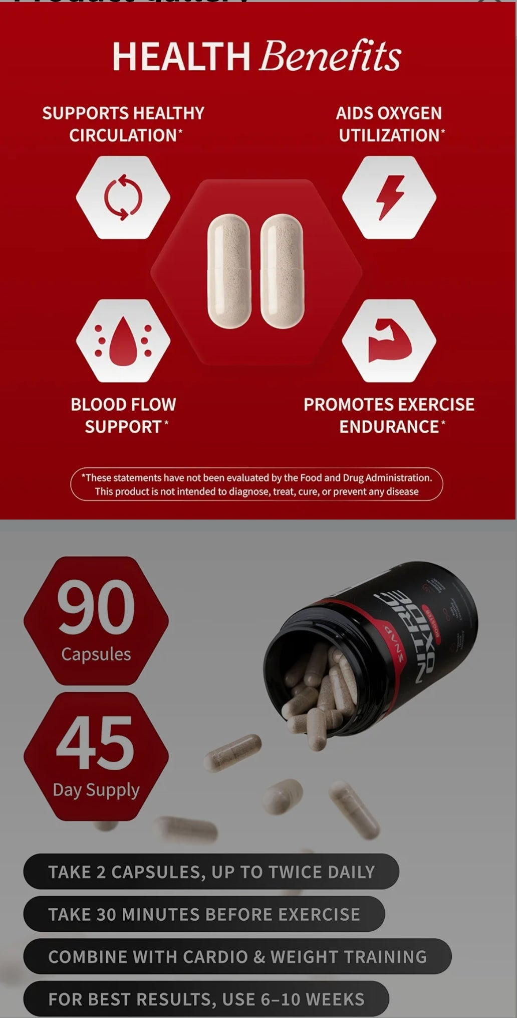 Snap Supplements Nitric Oxide w/ L-Arginine