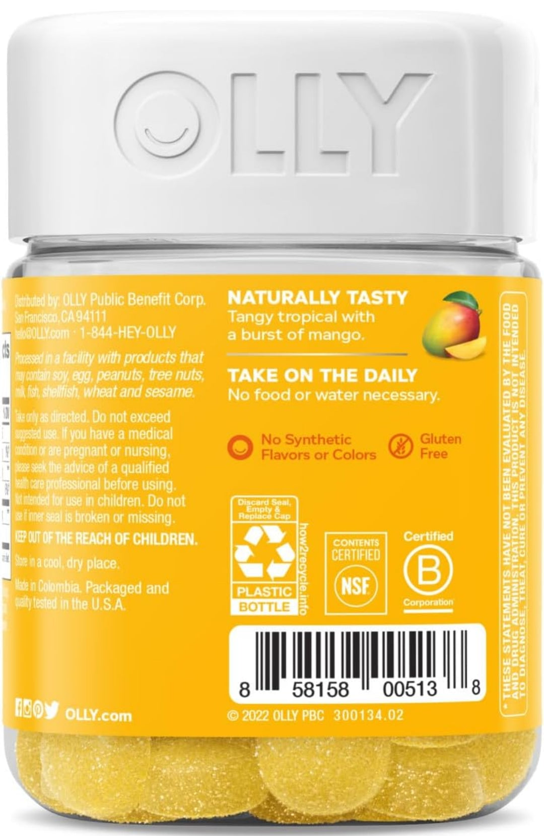 Olly Probiotic (1 Billion CFU)