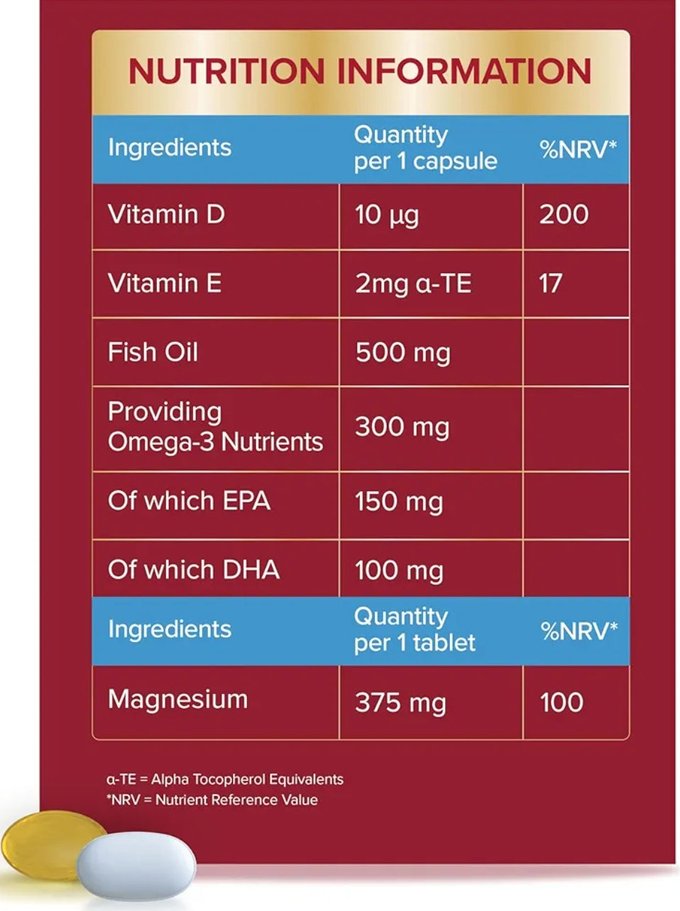 Seven Seas Omega-3 Fish Oil and Magnesium, Omega-3 Plus Vitamin D for Whole Body