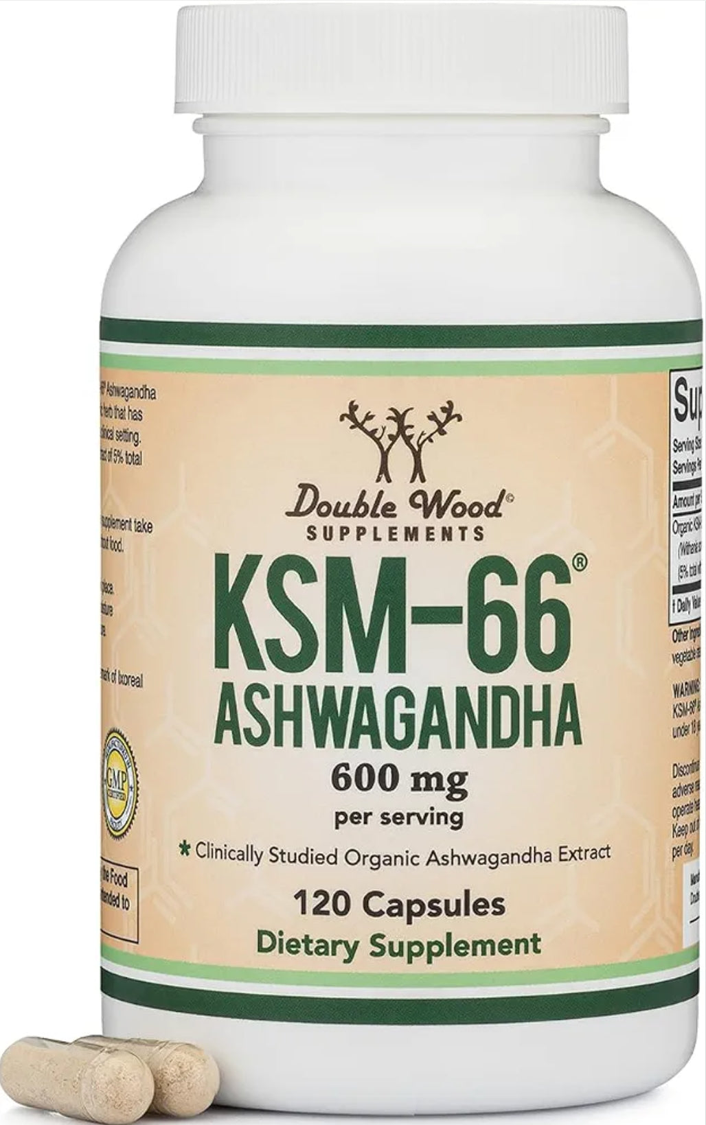 Double Wood KSM-66 Ashwagandha 600mg