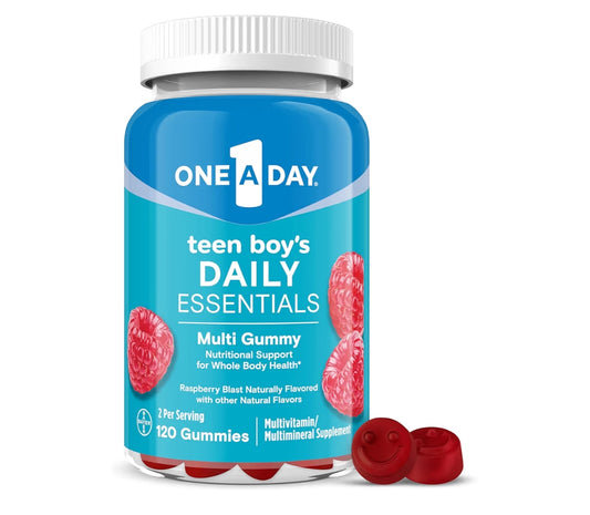 One A Day Teen Boy’s Daily Essentials Multivitamin Gummies