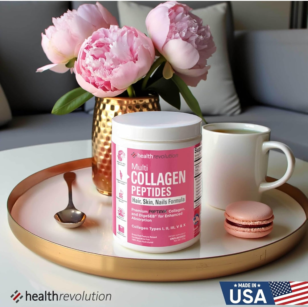 Health Revolution Multi Collagen Peptides ( Hair,Skin&Nails Formula)