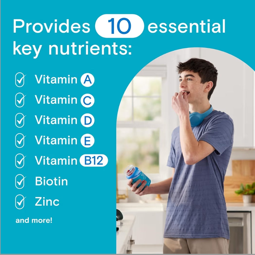 One A Day Teen Boy’s Daily Essentials Multivitamin Gummies