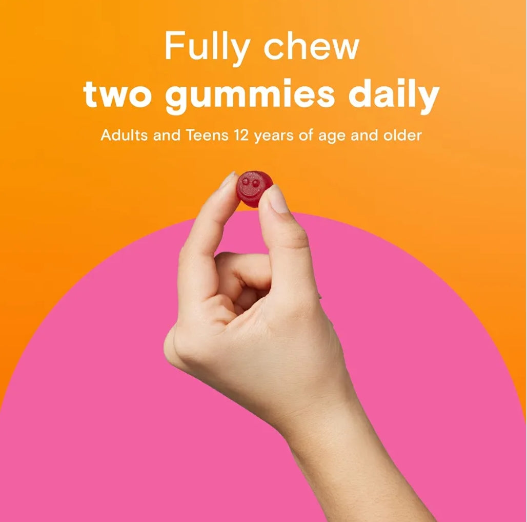 One A Day Teen Girls Daily Essentials Multivitamin Gummies