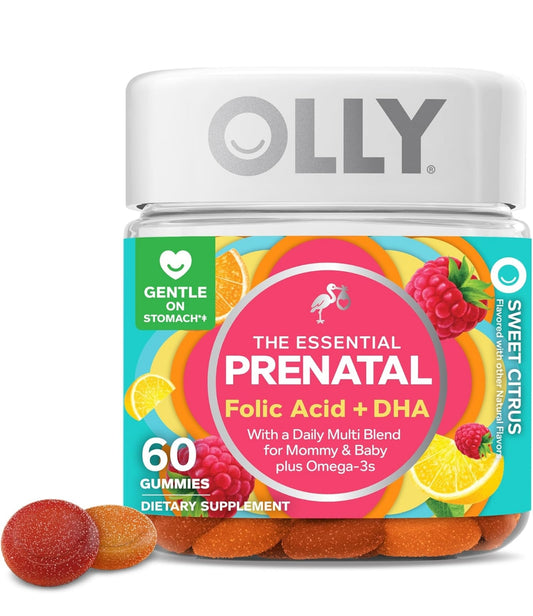 OLLY Prenatal Multivitamin Gummy (Folic Acid + DHA)