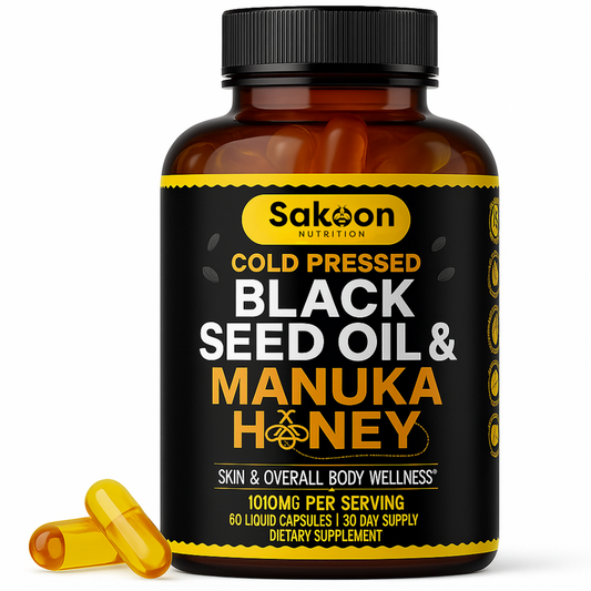 Sakoon Black Seed Oil & Manuka Honey Capsules