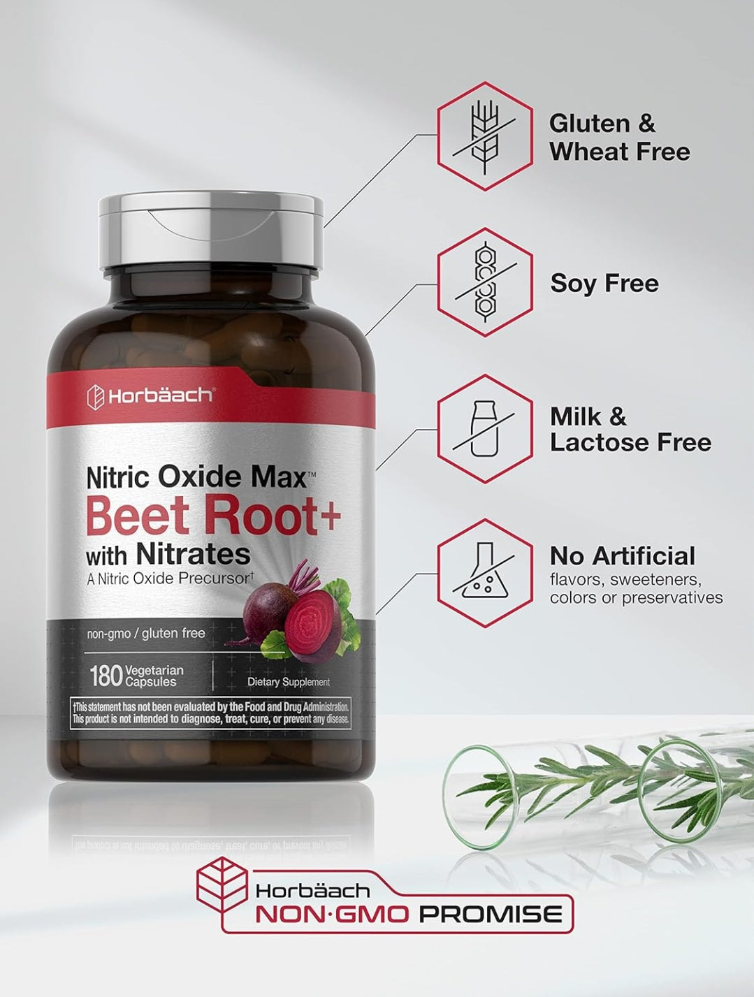 Horbäach Nitric Oxide Beet Root Capsules