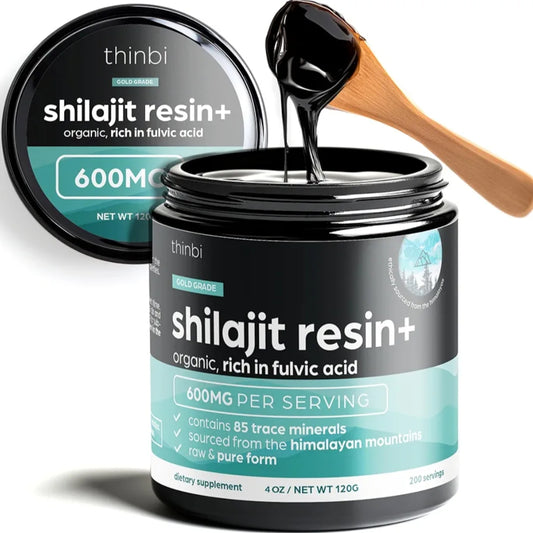Thinbi Shilajit Resin Extra Strength – Pure Himalayan Shilajit for Men & Women